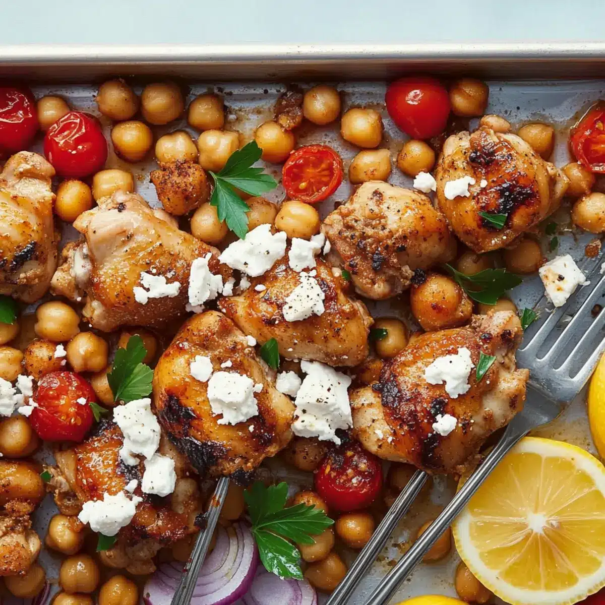 Sheet-Pan Chicken Souvlaki