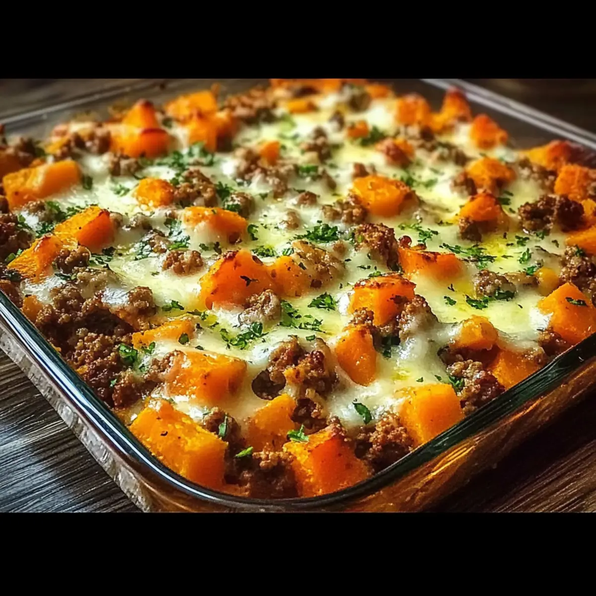 Ground Turkey Sweet Potato Bake