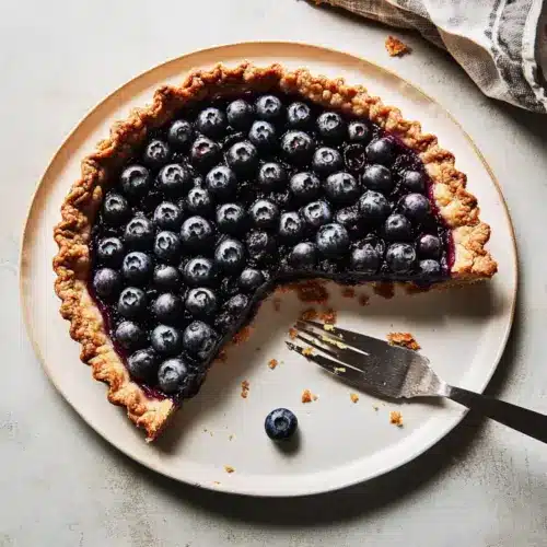 Blueberry Tart with Brown Butter Crust