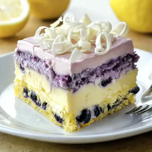 Lemon Blueberry Lasagna