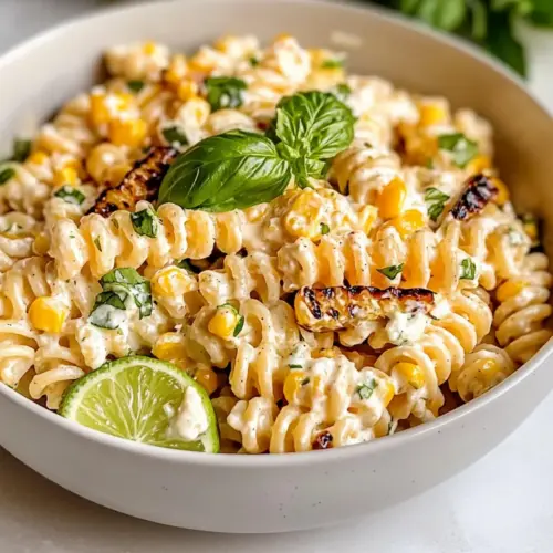 Creamy Street Corn Pasta Salad