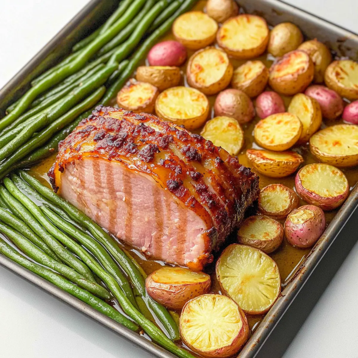 Easter Dinner on a Sheet Pan