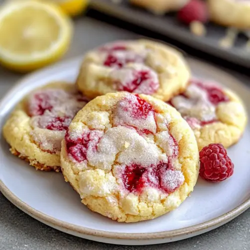 Lemon Raspberry Cookies