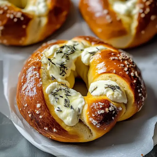 Mozzarella Stuffed Soft Pretzels