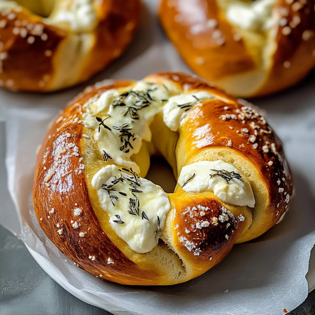 Mozzarella Stuffed Soft Pretzels