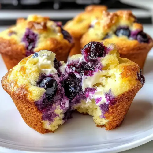 Blueberry Cream Cheese Muffins